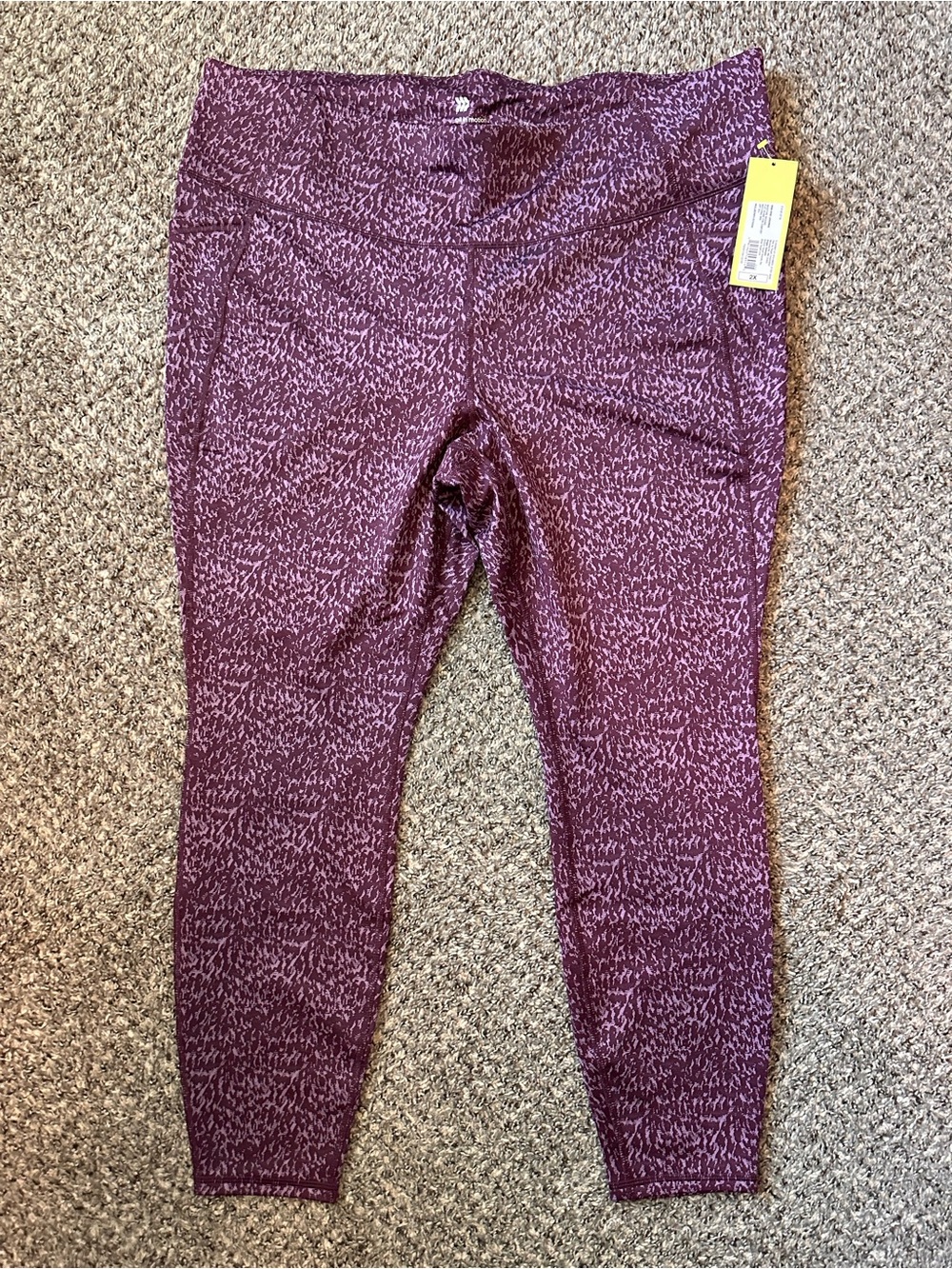 Target Maroon-Purple Printed Leggings